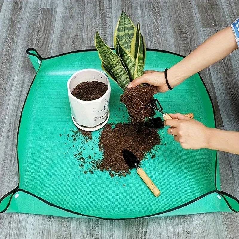 1pcs Planting Mat 50cm -100cmGardening Potting Pad Foldable Garden Plant Flower Pot Transplanting Waterproof Mats